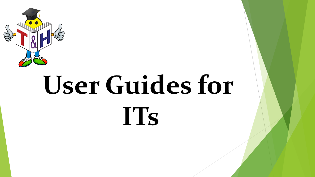 User Guides for ITs