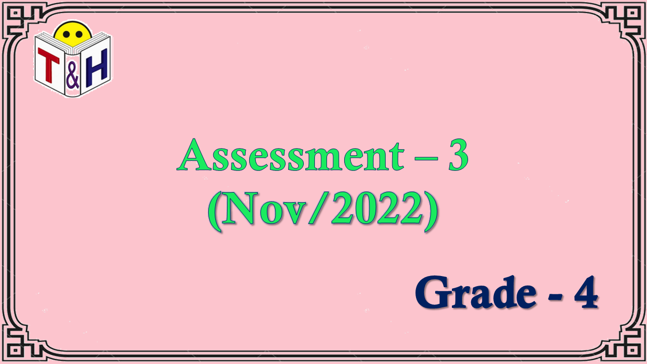 G-4 Assessment-3 (Nov-22)