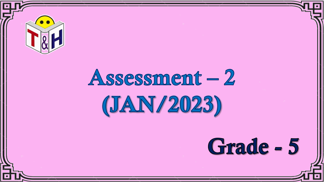 Grade (5) Assessment-2 (Jan)