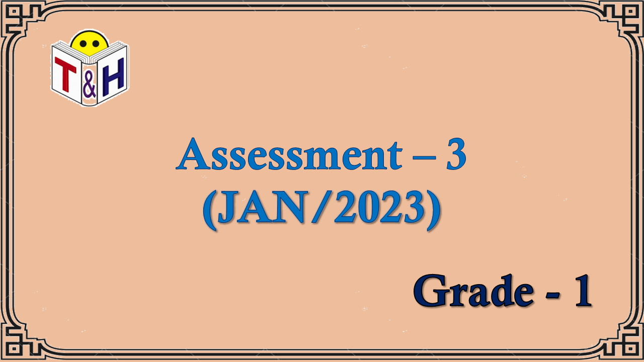 G-1 Assessment-3 (Jan23)