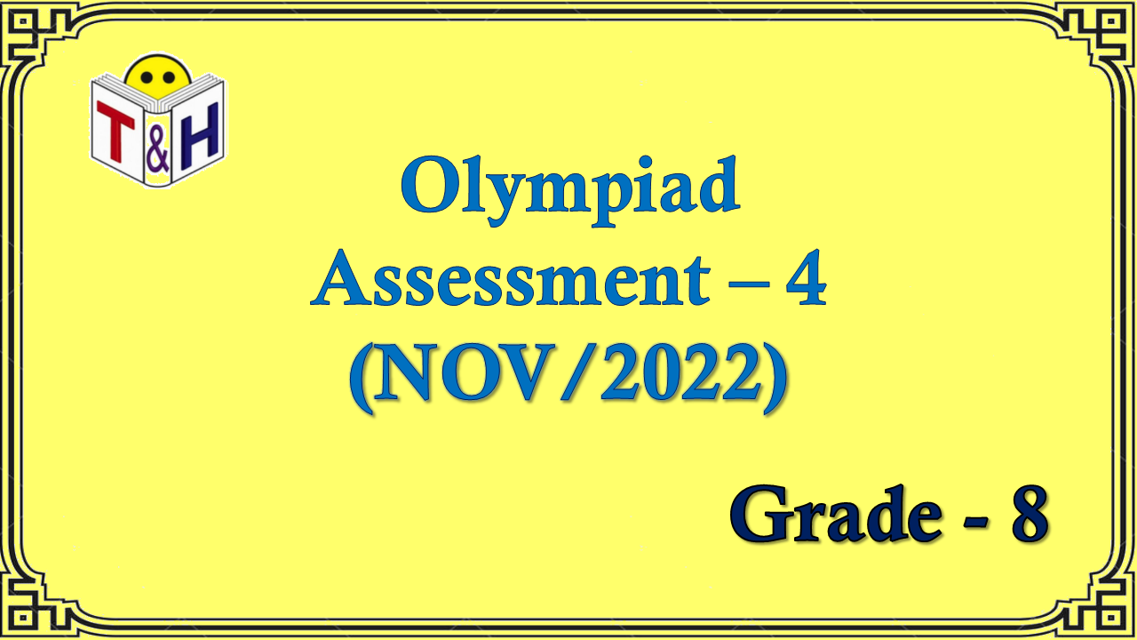 Oly G-8 Assessment-4 (NOV-22)