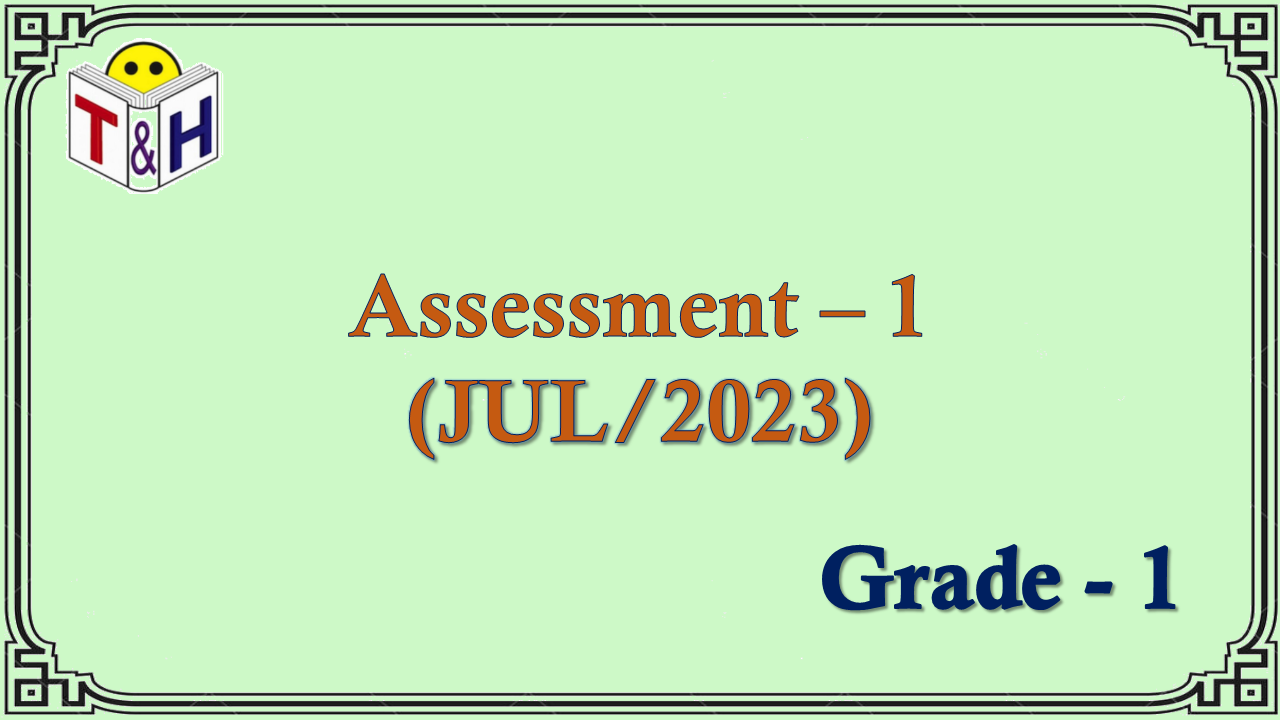 G-1 Assessment-1 (JUL-23)