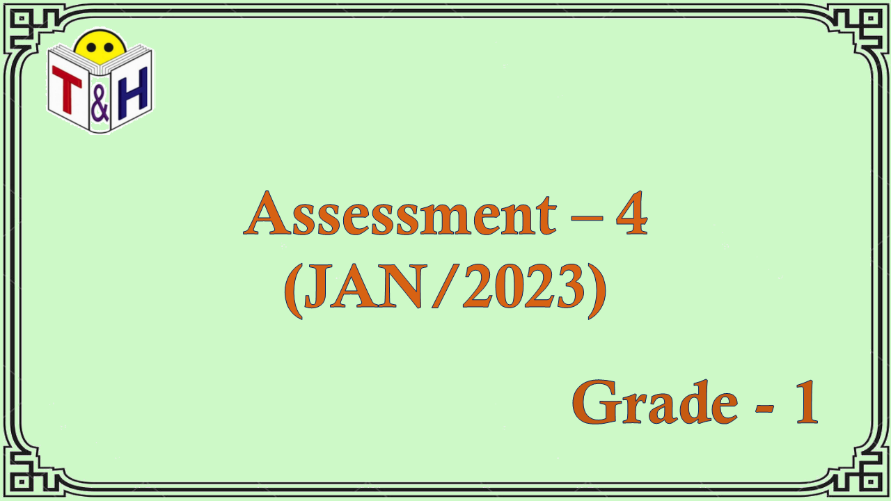 G-1 Assessment-4 (JAN-23)