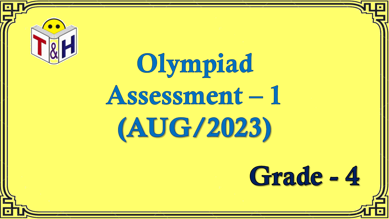 Oly G-4 Assessment-1 (AUG-23)