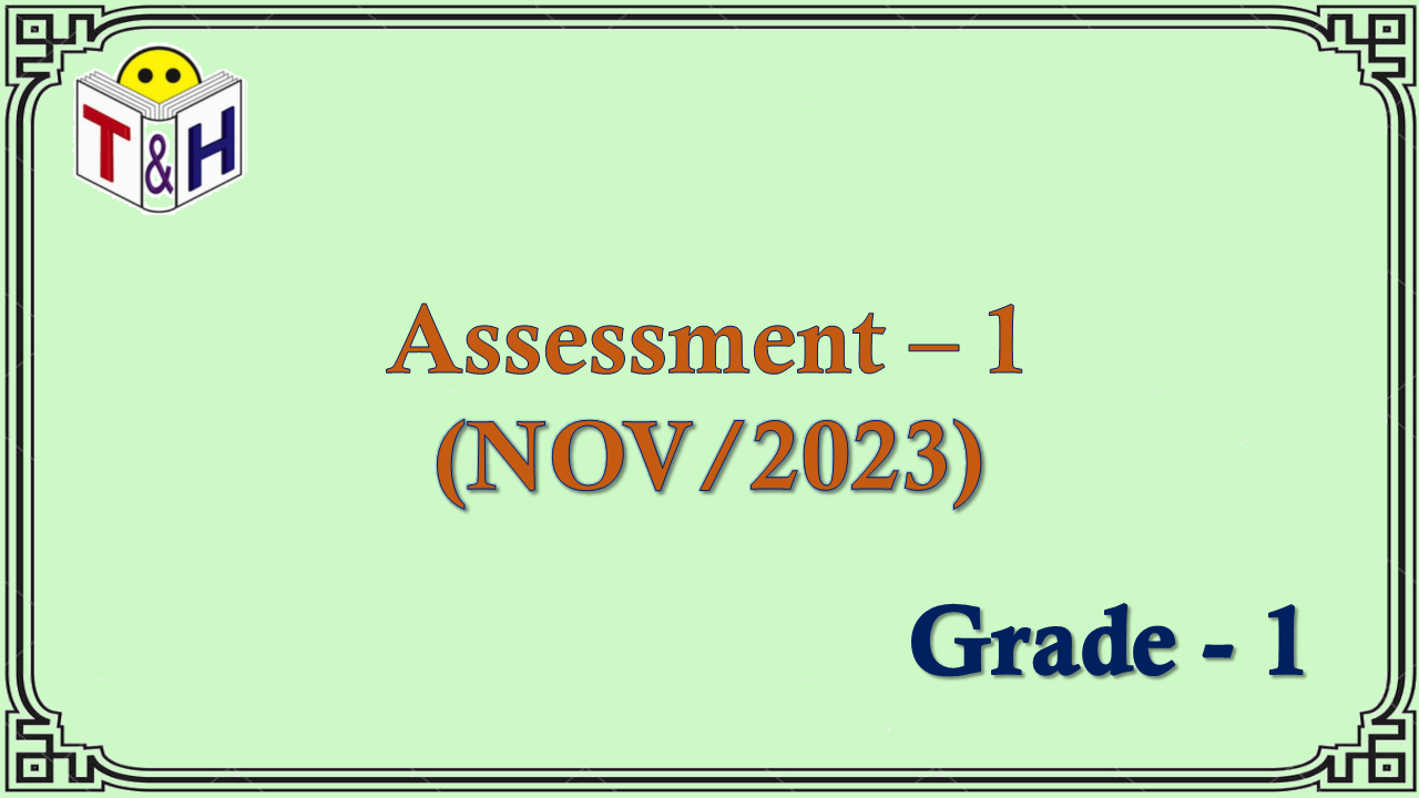 G-1 Assessment-1 (NOV-23)