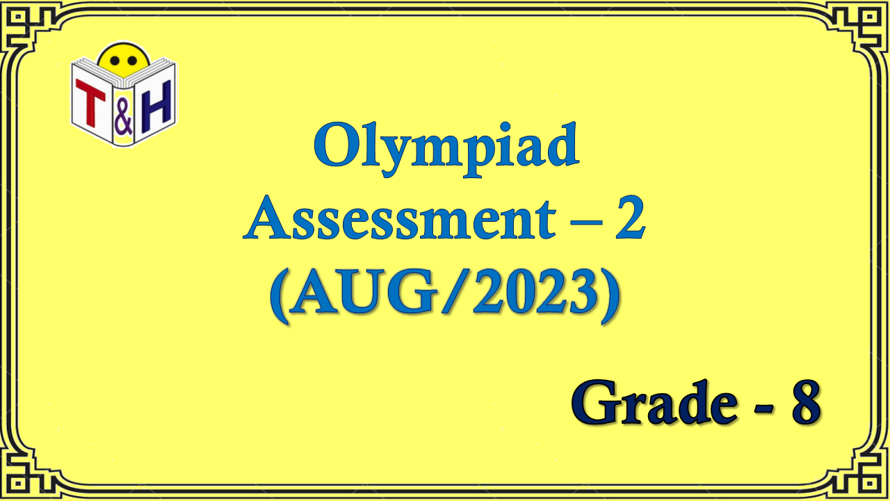 Oly G-8 Assessment-2 (AUG-23)