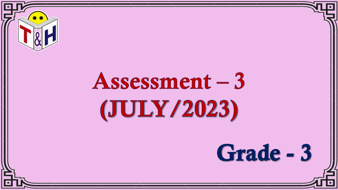 G-3 Assessment-3 (JUL-23)