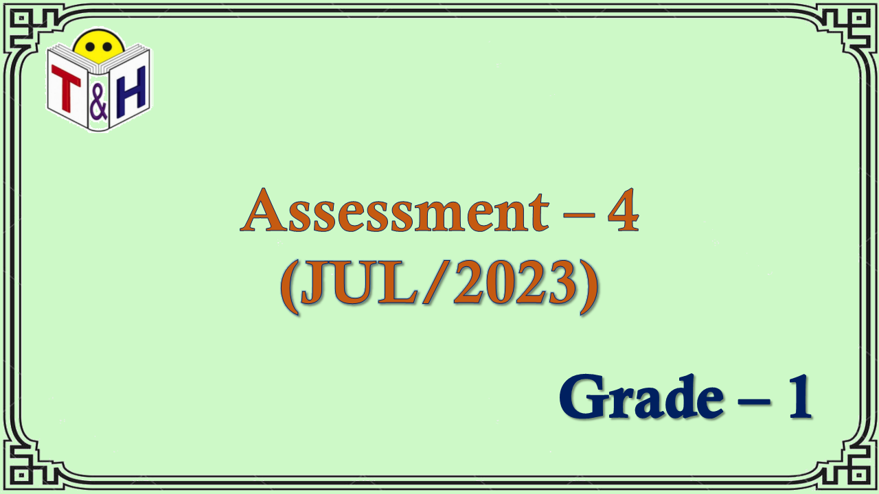 G-1 Assessment-4 (JUL-23)