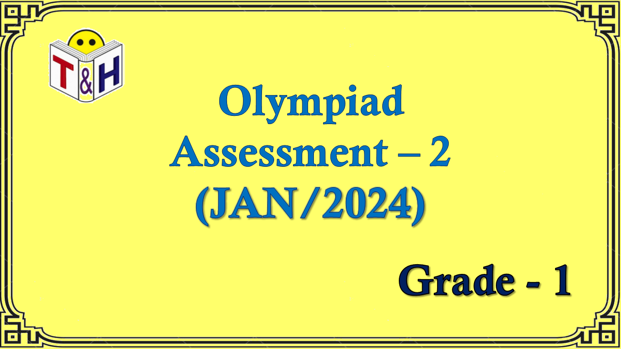 Oly G-1 Assessment-2 (JAN-24)