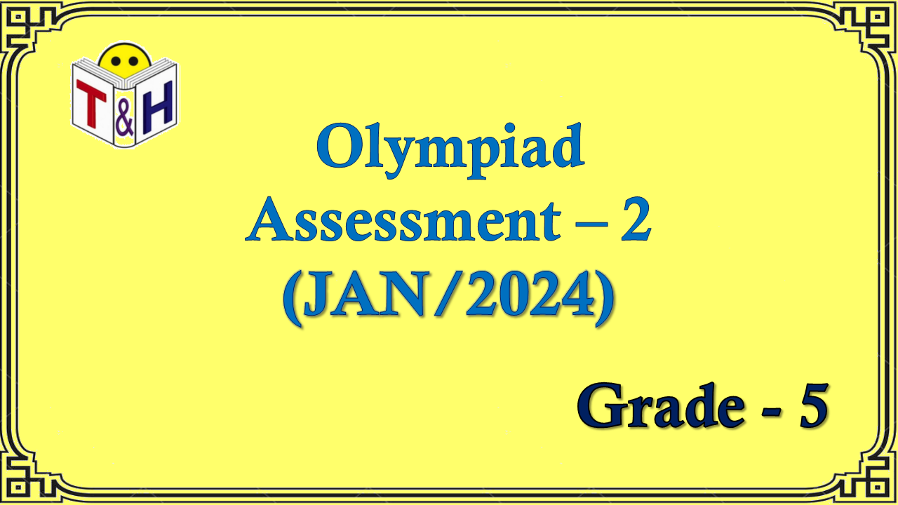 Oly G-5 Assessment-2 (JAN-24)