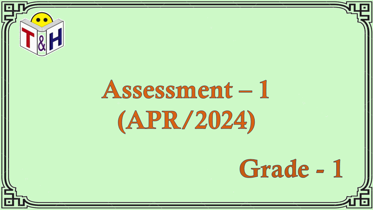 G-1 Assessment-1 (APR-24)