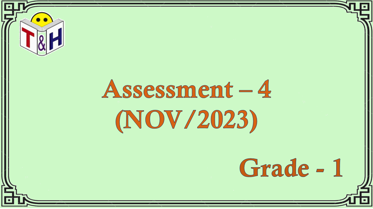 G-1 Assessment-4 (NOV-23)