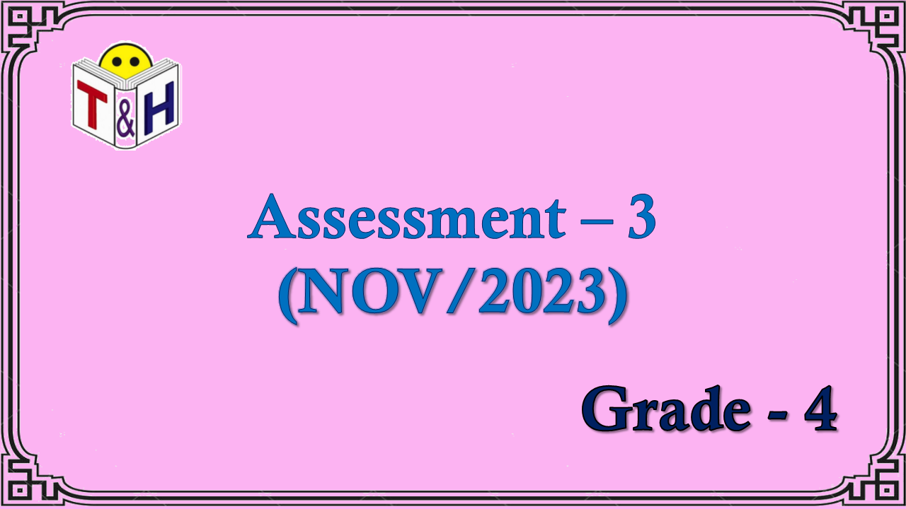 G-4 Assessment-3 (NOV-23)