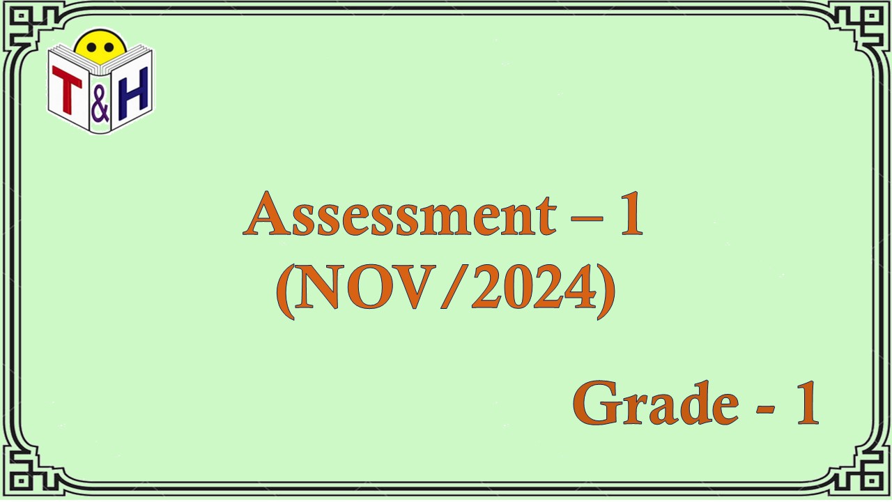 G-1 Assessment-1 (NOV-24)