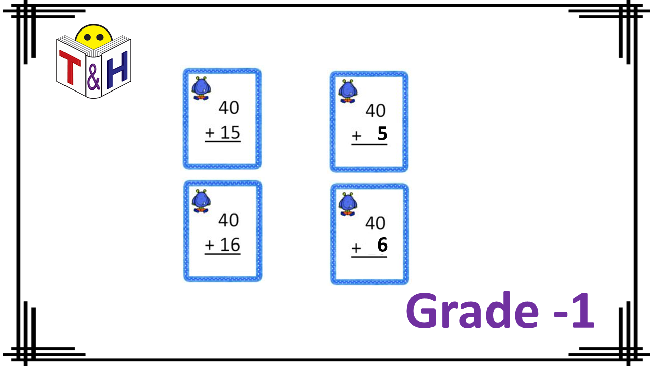 2digits + 1digit , 2 digits+2 digits