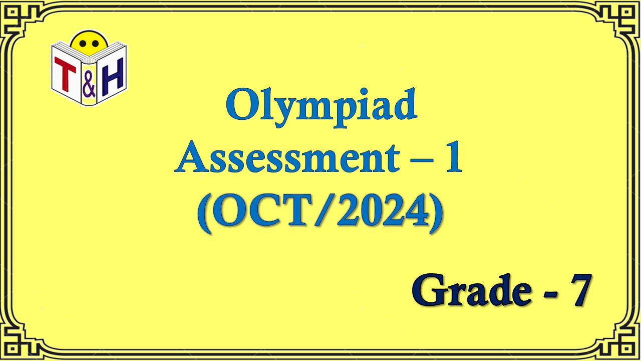 Oly G-7 Assessment-1 (Oct-24)