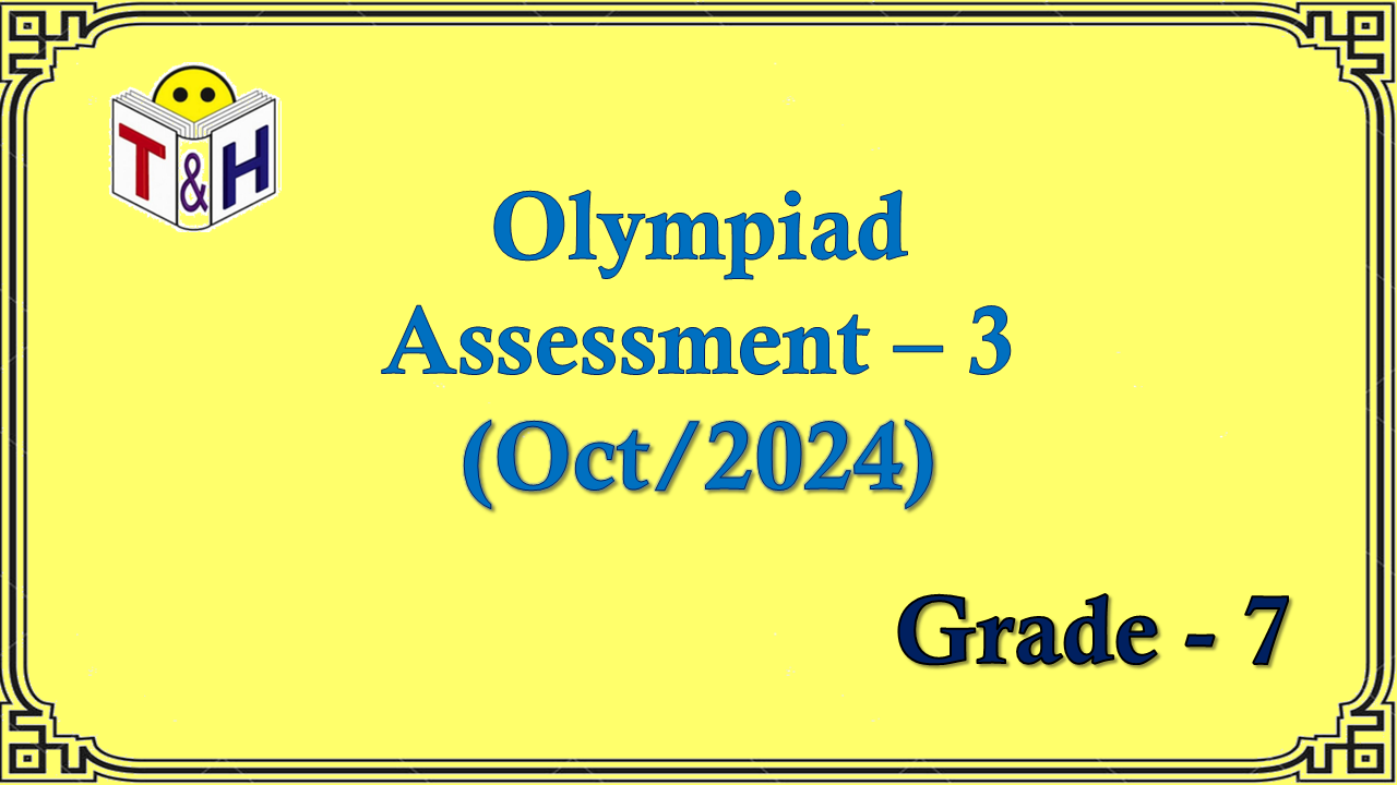 Oly G-7 Assessment-3 (Oct-24)