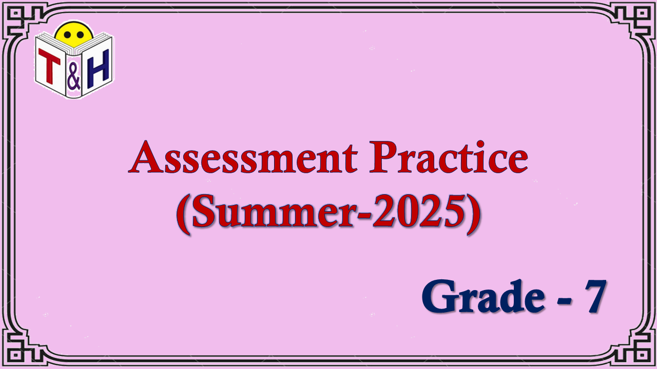 G-7 Assessment Practice (Summer)