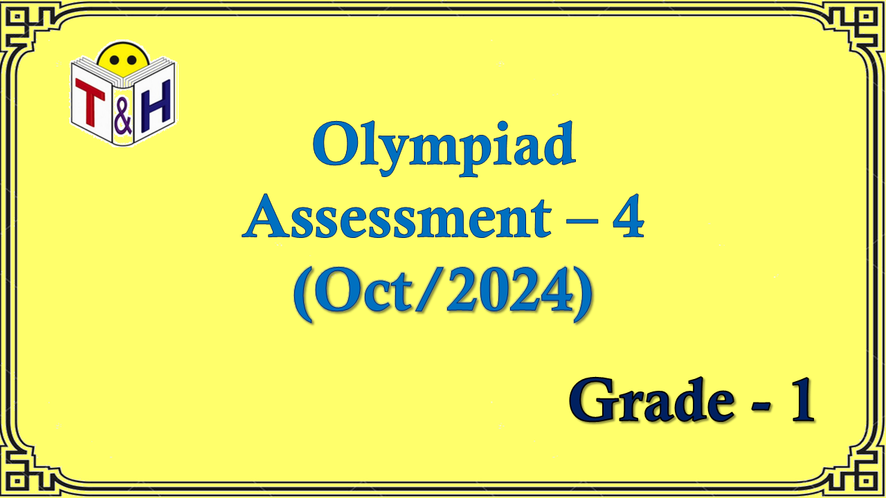 Oly G-1 Assessment-4 (Oct-24)