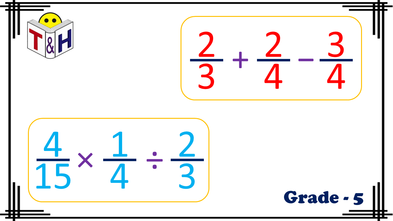 Fractions (Operations with 3 Digit)