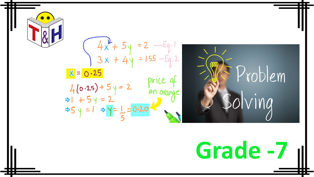 System of Linear Equations (Problem Solving)