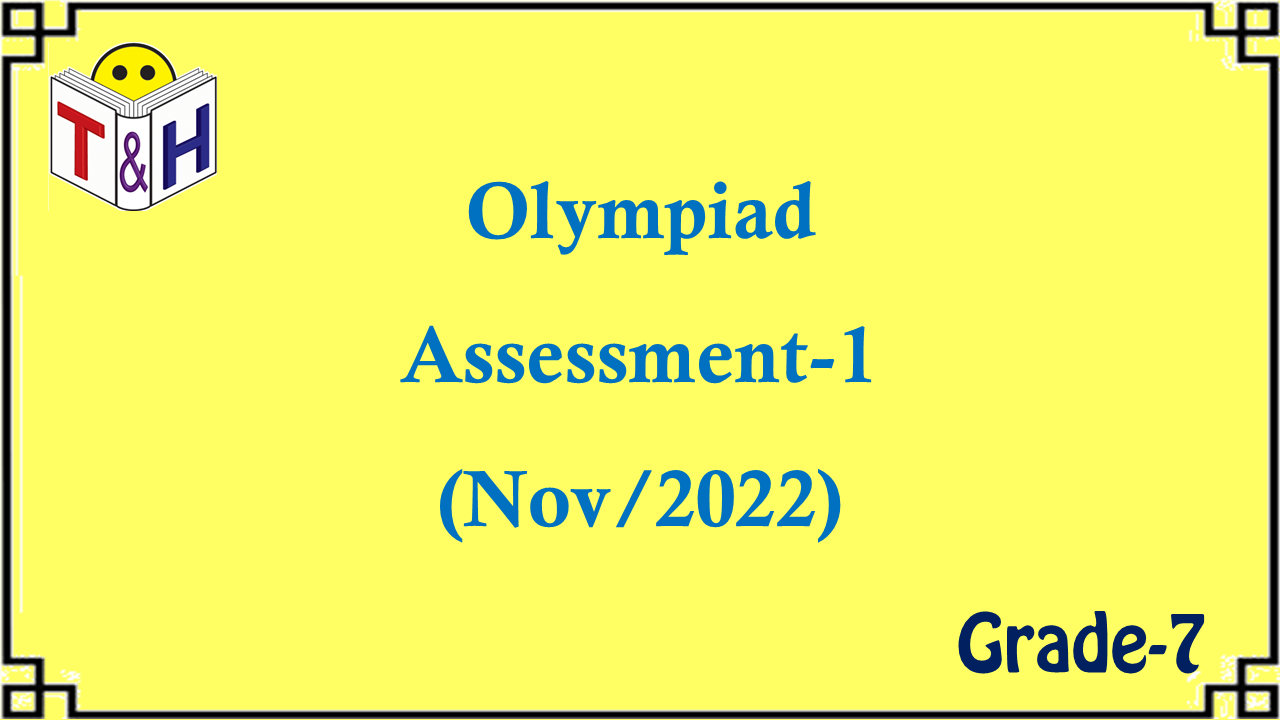 Oly G-7 Assessment-1 (Nov-22)