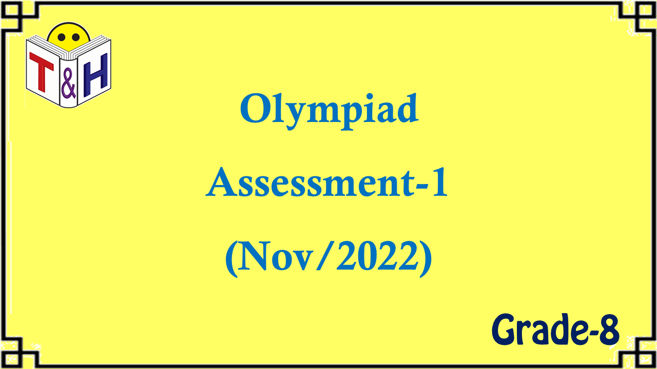 Oly G-8 Assessment-1 (Nov-22)