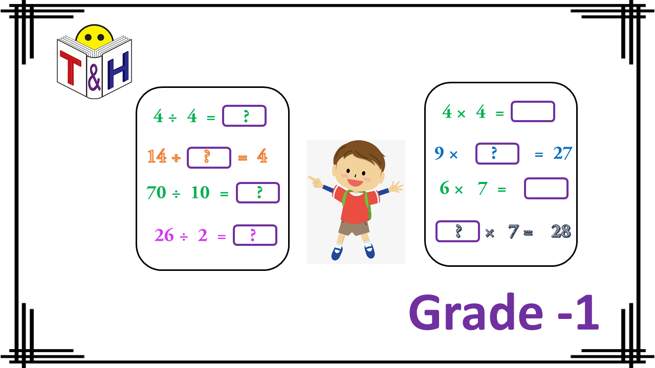 Complete the Multiplication and Division Sentences