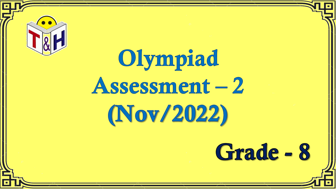 Oly G-8 Assessment-2 (Nov-22)